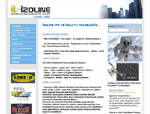 Tablet Screenshot of izolinex.com